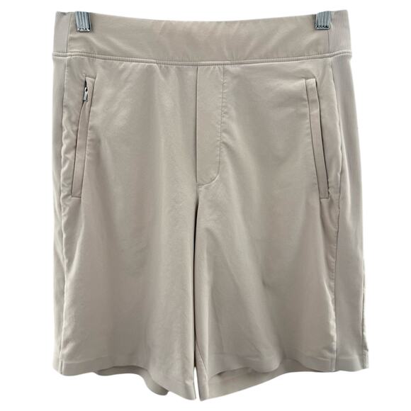 Athleta Pants - Athleta Pull On Style Beige Sporty Shorts Tennis Prep Pickle Ball Size 6